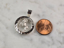 Load image into Gallery viewer, Womens Vintage Estate Sterling Silver Zodiac Aries Pendant 4.1g E2373