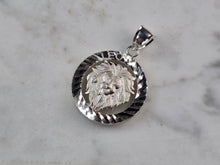 Load image into Gallery viewer, Womens Vintage Estate Sterling Silver Zodiac Leo Lion Pendant 4.1g E2384