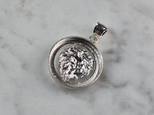 Load image into Gallery viewer, Womens Vintage Estate Sterling Silver Zodiac Leo Lion Pendant 4.1g E2384