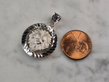 Load image into Gallery viewer, Womens Vintage Estate Sterling Silver Zodiac Leo Lion Pendant 4.1g E2384