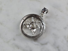 Load image into Gallery viewer, Womens Vintage Estate Sterling Silver Zodiac Sagittarius Pendant 4.1g E2392