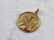 Load image into Gallery viewer, Vintage Estate 14K Yellow Gold Religious Moses Pendant 3.2g E2394