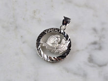 Load image into Gallery viewer, Womens Vintage Estate Sterling Silver Zodiac Virgo Pendant 4.1g E2398