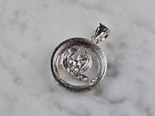 Load image into Gallery viewer, Womens Vintage Estate Sterling Silver Zodiac Virgo Pendant 4.1g E2398