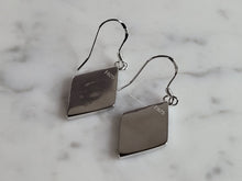 Load image into Gallery viewer, Womens Sterling Silver Modernist Opal Earrings 6.3g E2419