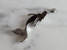 Load image into Gallery viewer, Womens Sterling Silver Modernist Opal Mermaid Pendant 4.3g E2430