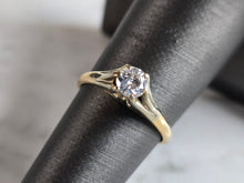 Load image into Gallery viewer, Womens Vintage Estate 14k Gold Diamond Engagement Ring 2.0g #E2470