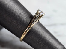 Load image into Gallery viewer, Womens Vintage Estate 14k Gold Diamond Engagement Ring 2.0g #E2470