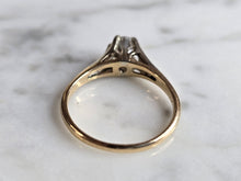 Load image into Gallery viewer, Womens Vintage Estate 14k Gold Diamond Engagement Ring 2.0g #E2470