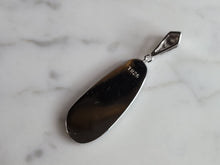 Load image into Gallery viewer, Womens Sterling Silver Blue Opal Modernist Pendant 3.7g E2707