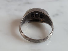 Load image into Gallery viewer, Womens Sterling Silver Sapphire Ring 4.5g #E2843