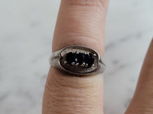 Load image into Gallery viewer, Womens Sterling Silver Sapphire Ring 4.5g #E2843