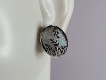 Load image into Gallery viewer, Womens Sterling Silver Modernist Opal Earrings 4.4g E2869