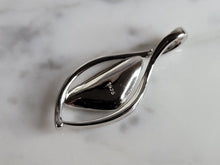 Load image into Gallery viewer, Womens Sterling Silver Opal Modernist Pendant 4.8g E2870