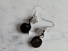 Load image into Gallery viewer, Womens Sterling Silver Modernist Opal Mermaid Earrings 8.5g E2879