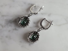 Load image into Gallery viewer, Womens Sterling Silver Modernist CZ Earrings 5.1g E2890