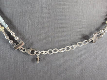 Load image into Gallery viewer, Womens Vintage Sterling Silver Moonstone Pendant Beaded Necklace 34.7g E3023