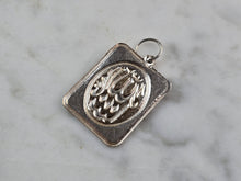 Load image into Gallery viewer, Vintage Sterling Silver Islamic Muslim Religious Charm Allah Pendant 0.6g E3035