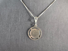 Load image into Gallery viewer, Vintage Estate Sterling Silver Islamic Muslim Allah Pendant Necklace 4.2g E3038