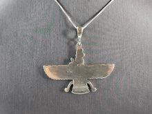 Load image into Gallery viewer, Womens Estate Sterling Silver Persian Faravahar Pendant Necklace 15.7g E3060