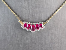 Load image into Gallery viewer, Womens Estate Sterling Silver Gold Tone Modernist Pendant Necklace 5.5g E3064