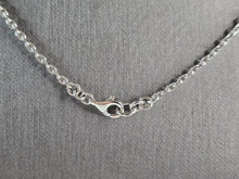 Load image into Gallery viewer, Womens Sterling Silver Sapphire Modernist Necklace 10.4g E3067