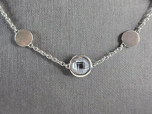 Load image into Gallery viewer, Womens Sterling Silver Modernist CZ Necklace 16.8g E3069