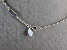 Load image into Gallery viewer, Womens Sterling Silver Modernist CZ Necklace 16.8g E3069
