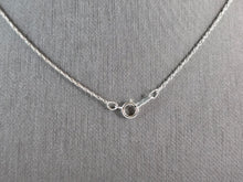 Load image into Gallery viewer, Womens Vintage Estate Sterling Silver CZ Snowflake Pendant Necklace 1.6g E3071