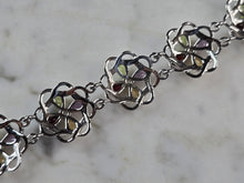 Load image into Gallery viewer, Womens Vintage Estate Sterling Silver Floral Bracelet 17.4g E3147