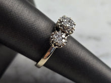 Load image into Gallery viewer, Womens Vintage Estate 10K Yellow Gold Diamond Ring 5.4g E3185