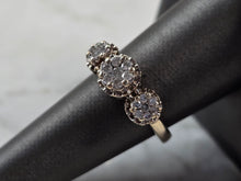Load image into Gallery viewer, Womens Vintage Estate 10K Yellow Gold Diamond Ring 5.4g E3185