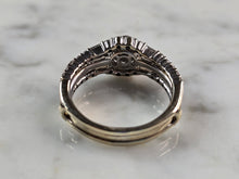 Load image into Gallery viewer, Womens Vintage Estate 14K &amp; 18K White Gold Diamond Ring Set, 6.4g E3186