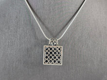 Load image into Gallery viewer, Womens Sterling Silver Modernist Turquoise Fish Pendant &amp; Necklace 16.0g E3276