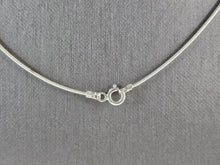 Load image into Gallery viewer, Womens Sterling Silver Modernist Turquoise Fish Pendant &amp; Necklace 16.0g E3276