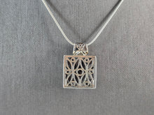Load image into Gallery viewer, Womens Sterling Silver Modernist Butterfly Pendant &amp; Necklace 15.5g E3277
