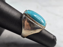 Load image into Gallery viewer, Womens Vintage Estate Sterling Silver Southwestern Turquoise Ring 8.7g E3314