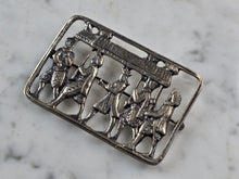 Load image into Gallery viewer, Womens Vintage Estate Sterling Silver Zoroastrian Brooch 24.1g E3337