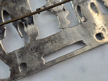 Load image into Gallery viewer, Womens Vintage Estate Sterling Silver Zoroastrian Brooch 24.1g E3337