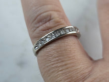 Load image into Gallery viewer, Womens Vintage Estate 10K White Gold Diamond Ring 1.8g E3366