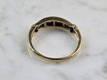 Load image into Gallery viewer, Womens Vintage Estate 10K Yellow Gold Diamond Ring 2.6g #E3373