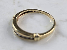 Load image into Gallery viewer, Womens Vintage Estate 10K Yellow Gold Diamond Ring 2.6g #E3373
