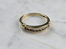 Load image into Gallery viewer, Womens Vintage Estate 10K Yellow Gold Diamond Ring 2.6g #E3373