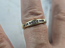Load image into Gallery viewer, Womens Vintage Estate 10K Yellow Gold Diamond Ring 2.6g #E3373