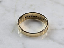 Load image into Gallery viewer, Mens Vintage Estate 10k Yellow Gold Diamond Ring 4.0g #E3374