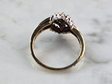 Load image into Gallery viewer, Womens Vintage Estate 10K Yellow Gold Ring Diamond Ring, 2.5g E3375