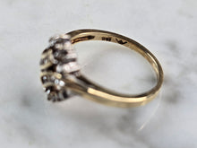 Load image into Gallery viewer, Womens Vintage Estate 10K Yellow Gold Ring Diamond Ring, 2.5g E3375