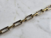 Load image into Gallery viewer, Womens Vintage Estate 18K Gold Diamond Bracelet 14.7g E3382