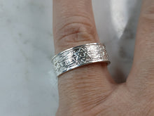 Load image into Gallery viewer, Mens Sterling Silver Judaica Jewish Star of David Ring 4.7g E3384