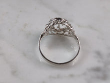 Load image into Gallery viewer, Womens Sterling Silver Judaica Jewish Chai Ring 2.1g E3386